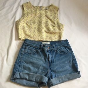 Levi’s blue jean shorts